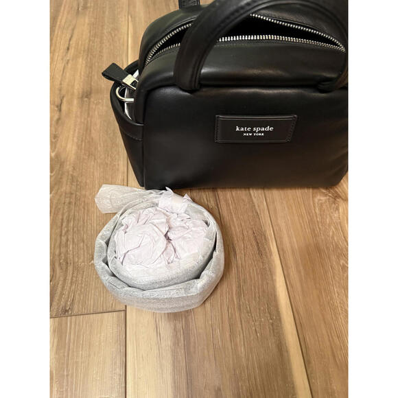 NWT! Kate Spade New York Puffed Leather Satchel Bag - Picture 7 of 8